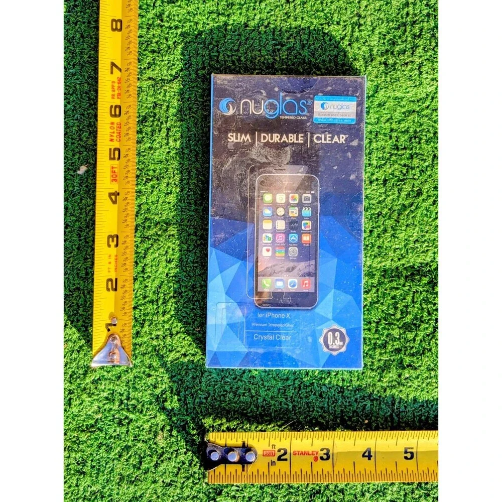 2 Pack iPhone X 10 Screen Protector Tempered Glass Screen Protector Pack NIP
